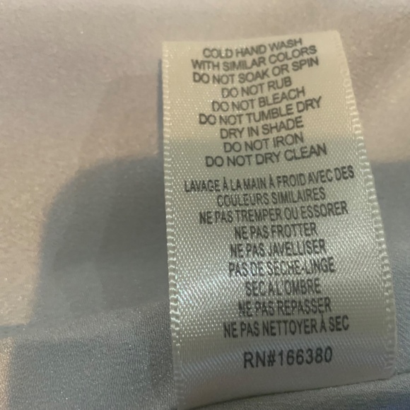 NWT Ronny Kobo silver metallic assymentrical mini skirt - Picture 12 of 14